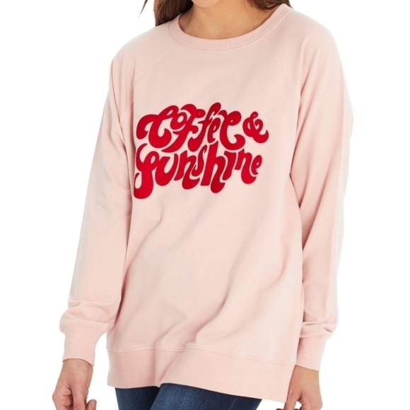 Wildfox Tops - Wildfox life is better coffee & Sunshine sweatshirt new with tags
